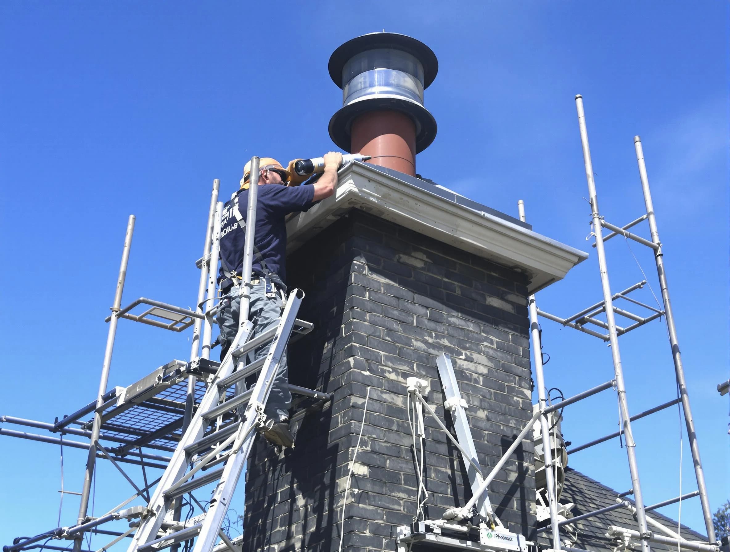 Sturdy chimney crown finished by Moody Chimney Sweep in Moody, AL