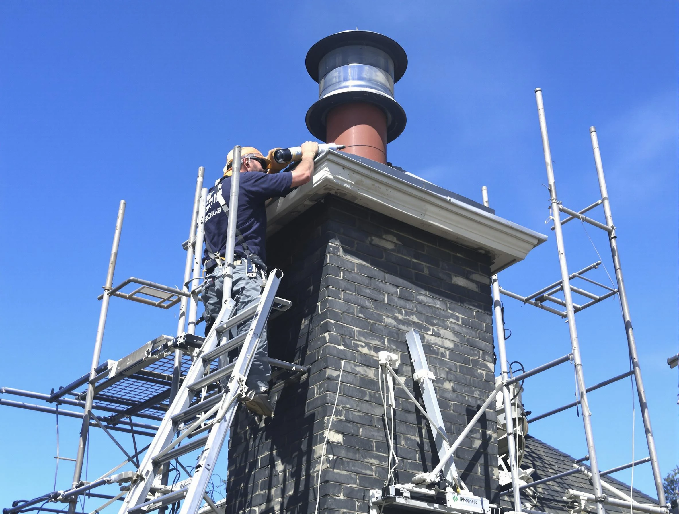 Sturdy chimney crown finished by Moody Chimney Sweep in Moody, AL